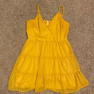 Yellow summer dress